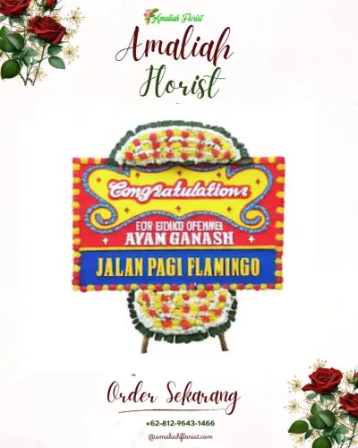 Bunga Papan Congratulation di Cangkingan